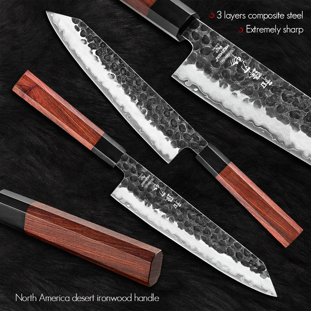 HEZHEN Shizen Series, 4-Teiliges Messerset