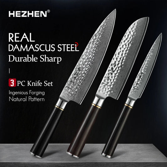 HEZHEN Hammer Series, 3-Teiliges Messerset