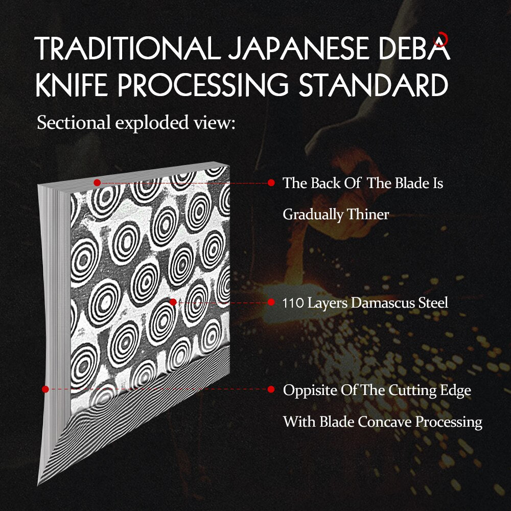 HEZHEN 7" Kurashikku Series Deba