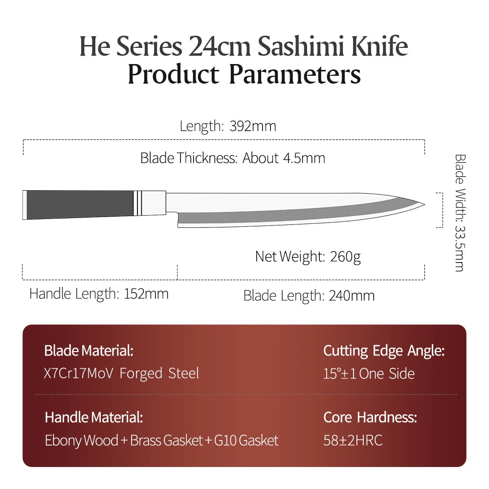 XINZUO 240MM Sakana SE Series Yanagiba