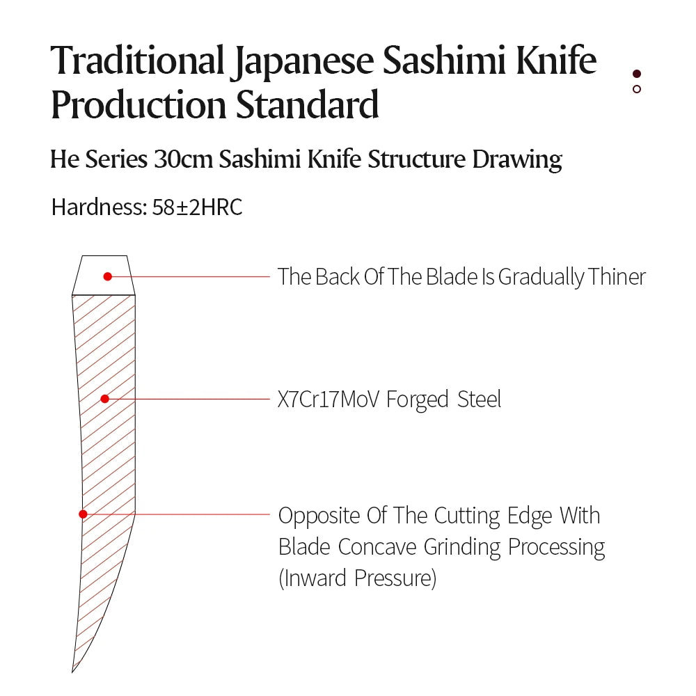 XINZUO 300MM Sakana SE Series Yanagiba