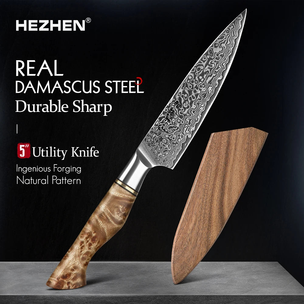 HEZHEN 5" (133MM) Master Series Petty (Universalmesser)