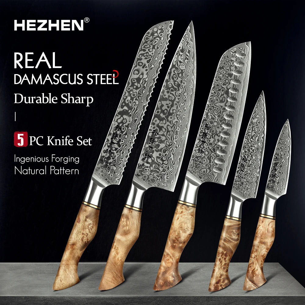 HEZHEN Master Series, 5-Teiliges Messerset